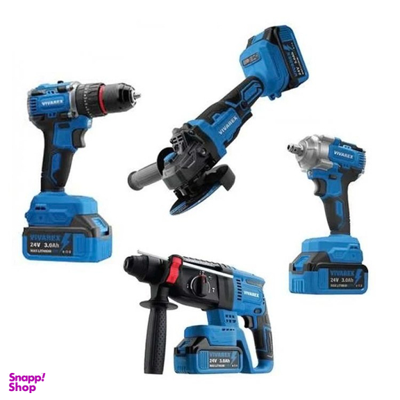 کیت شارژی براشلس ویوارکس مدل VR2404-BCK مجموعه 4 عددی