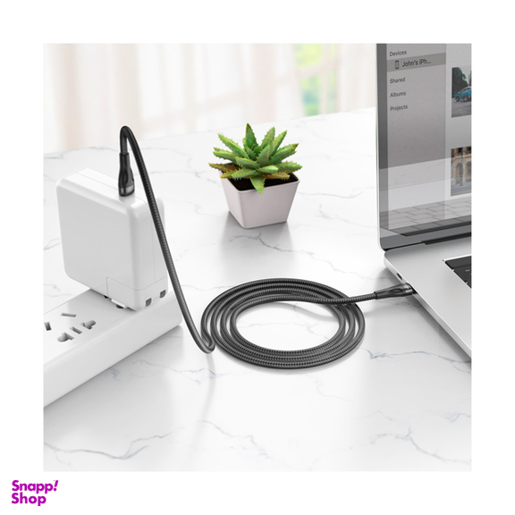 کابل USB-C بروفون مدل BX61 60W طول یک متر