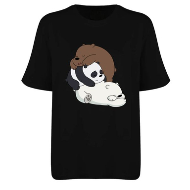 تی شرت آستین کوتاه مردانه مدل خرس کله فندقی