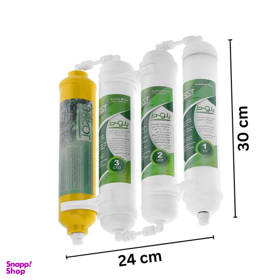 فیلتر تصفیه آب یخچال و فریزر بلوط مدل گیاهی BL 808 مجموعه 8 عددی