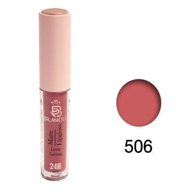 رژ لب مایع برانوس مدل Long Lasting کد 506 حجم 5 میلی لیتر