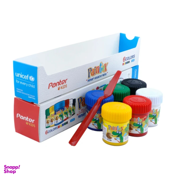 گواش پنتر یونیسف مدل Paintex بسته 6 عددی