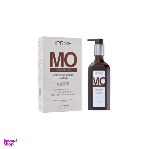 روغن مو پریم مدل آرگان حجم 100 میلی لیتر