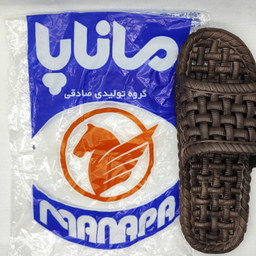 دمپایی ماناپا کد 132 رنگ قهوه‌ای
