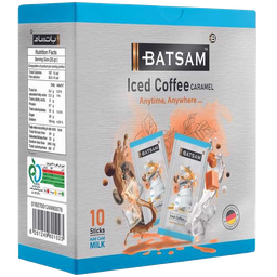 پودر آیس کافی کارامل باتسام بسته 10 عددی