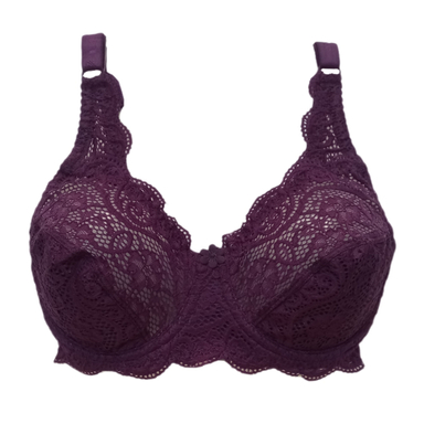 سوتین زنانه کد Lf02 رنگ بنفش تیره