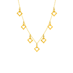 گردنبند طلا 18 عیار زنانه اقلیمه کد GT1363