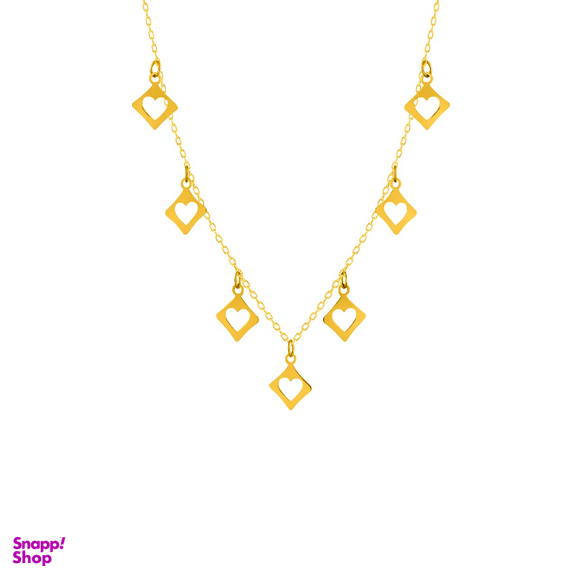 گردنبند طلا 18 عیار زنانه اقلیمه کد GT1363