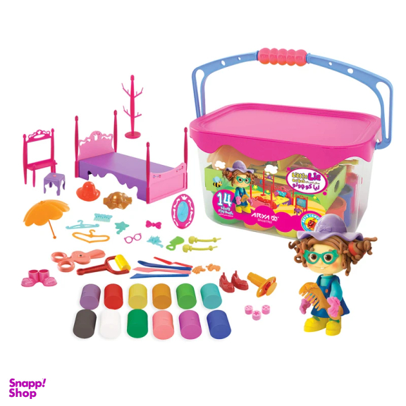 خمیر بازی آریا مدل لیا کوچولو کد 1025 بسته 14 عددی