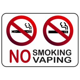 برچسب طرح استعمال سیگار و ویپ ممنوع کد 042