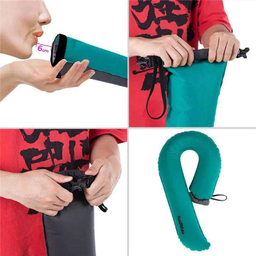 بالش بادی گردنی نیچرهایک مدل Multifunctional Extended U-Shaped Inflatable Pillow کد ZT004