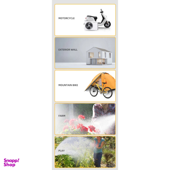 کارواش شارژی 300 وات مدل CLEANING GUN
