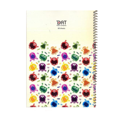 دفتر مشق 60 برگ سیمی DAT کد 1102