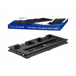 پایه نگهدارنده کنسول بازی PS4 سونی مدل Dobe همراه فن خنک کننده و شارژر دسته