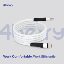 کابل تبدیل Type-C به Lightning فوربری مدل Magnetic KS-CC01-20W طول 1 متر