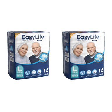 پوشینه بزرگسال ایزی لایف سایز بزرگ مجموعه 2 عددی
