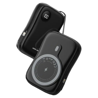 پاوربانک گرین لاین مدل Mag Plus ظرفیت 10000 میلی آمپر ساعت