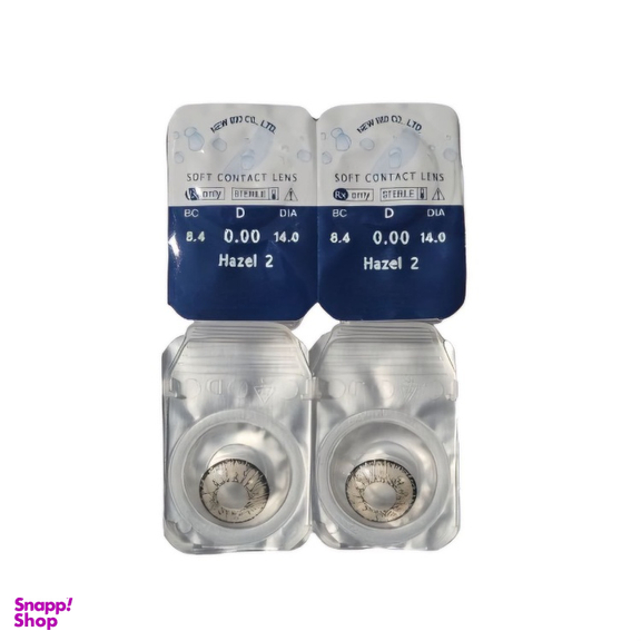 لنز چشم سالیانه نیوویژن رنگ Hazel 2 شماره 16