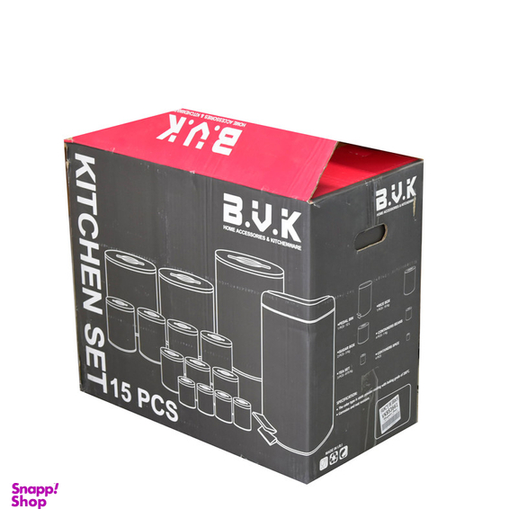 سرویس آشپزخانه 15 پارچه بی وی کی مدل ماربل M کد 855581