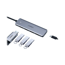 هاب 4 پورت Type C به USB 3.0 یوگرین مدل CM219