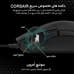 ماوس کورسیر مدل SABRE PRO RGB CHAMPION SERIES