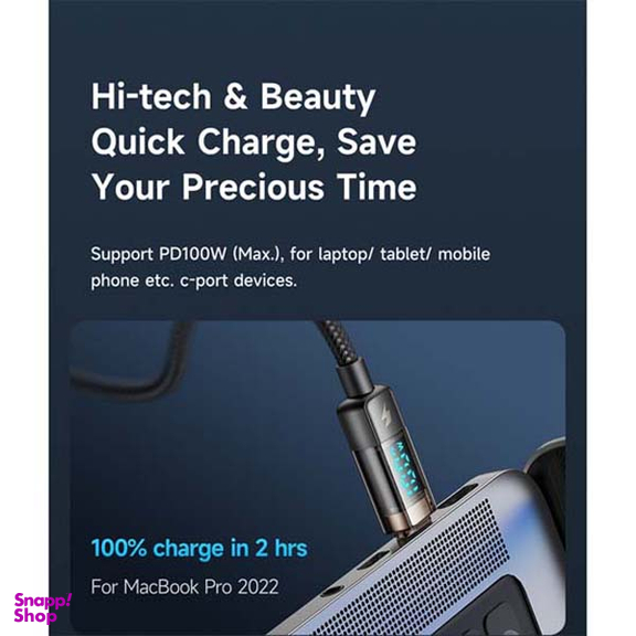 کابل USB-C مک دودو مدل Digital Pro Auto Power Off طول 1.2 متر