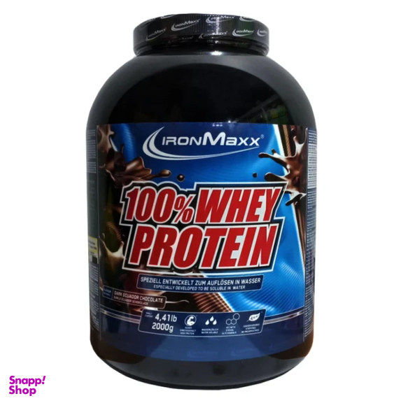 پودر مکمل پروتئین وی آیرون مکس وزن 2 کیلوگرم