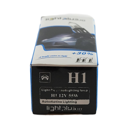 لامپ هالوژن خودرو لایت پلاس مدل H1 12V 55W