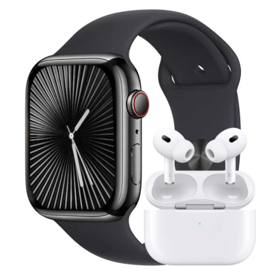 ساعت هوشمند ورنا مدل W46 Max به همراه هندزفری بی سیم مدل Airpod pro