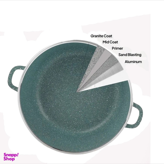 سرویس قابلمه 6 پارچه لایف اسمایل مدل LIFEP7-6-2