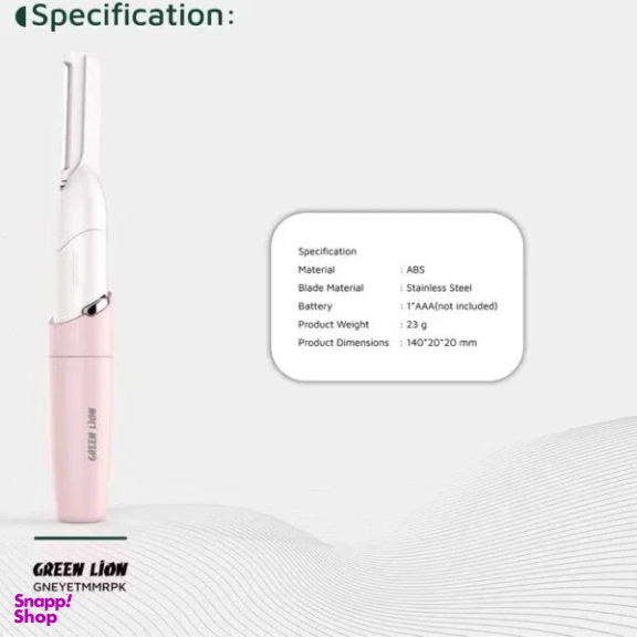 ماشین اصلاح موی صورت و بدن بانوان گرین لاین مدل GNEYETMMR