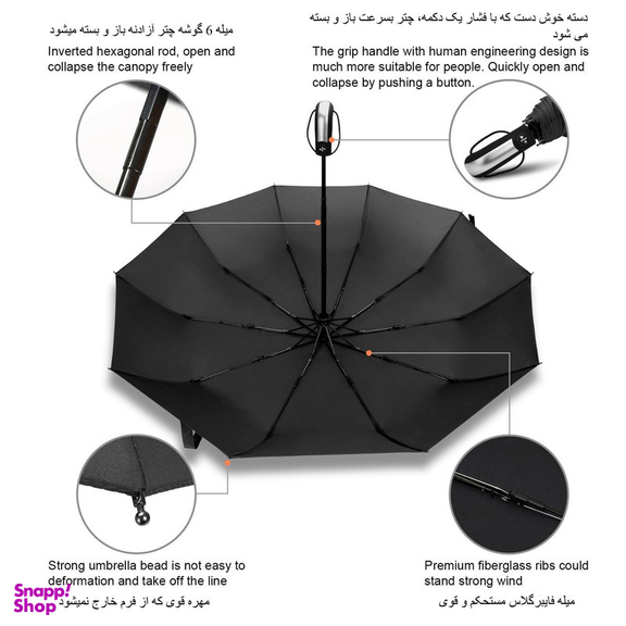چتر مدل ویندپروف کد 103