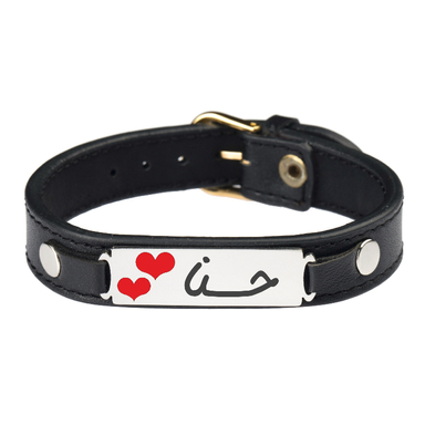 دستبند زنانه گیلواره زراوشان مدل اسم حسنا کد CLK FA