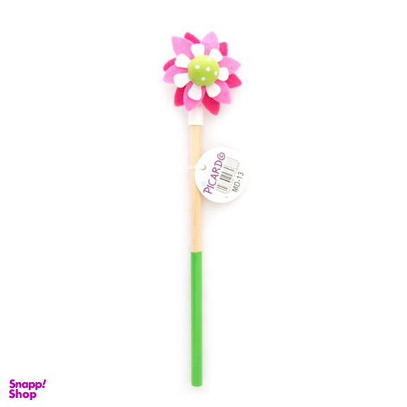 مداد مشکی پیکاردو طرح گل کد P-MD-13-Flower