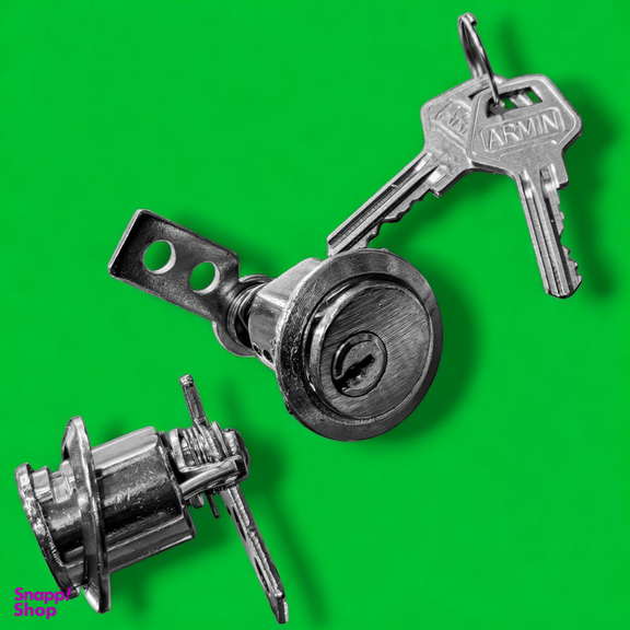 قفل و سوییچ درب آرمین تیتان مدل 001196 مناسب پیکان بسته 2 عددی