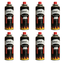 کپسول گاز مسافرتی کارتل مدل CG-08 بسته 8 عددی