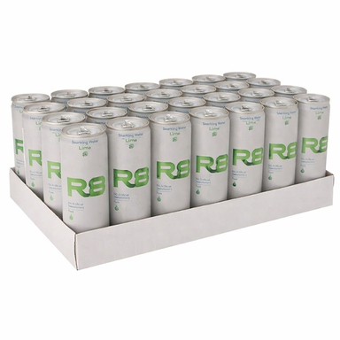 آب گازدار لیمویی آر8 هپی لایف بسته 24 عددی