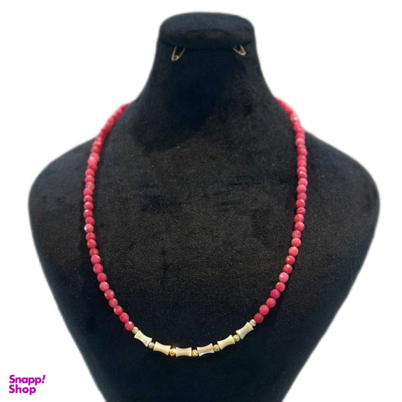 گردنبند طلا 18 عیار زنانه آوا مدل گوی کد 72