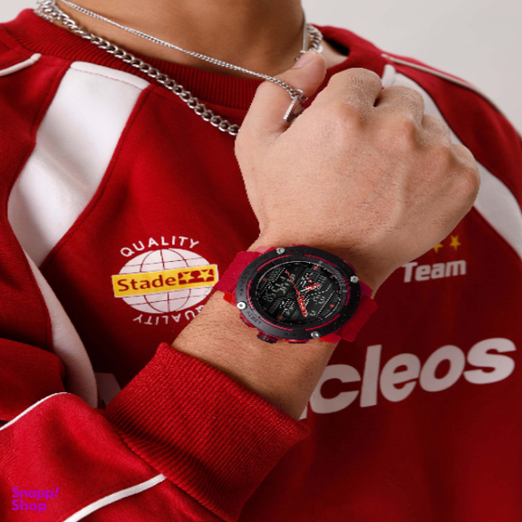 ساعت مچی مردانه نیوی فورس مدل NF7114 رنگ قرمز