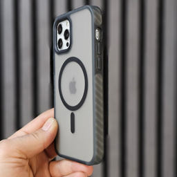 کاور گوشی موبایل فشن مدل مگ سیف مناسب برای اپل iPhone 12 / 12 Pro به همراه گلس صفحه و گلس لنز