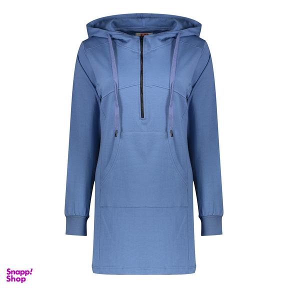 هودی زنانه مادر مدل لیندا رنگ آبی