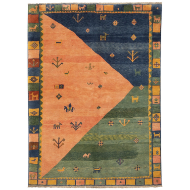 گبه دستباف سی پرشیا کد 171931 سایز 2.30x1.67 متر