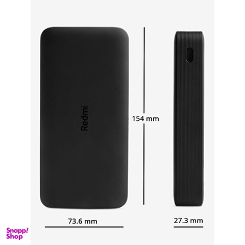پاوربانک شیائومی مدل Redmi PB200LZM ظرفیت 20000 میلی آمپرساعت به همراه شارژر دیواری سامسونگ و کابل تبدیل