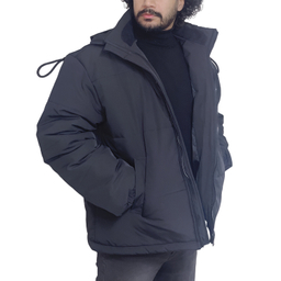 کاپشن مردانه مدل ضد آب کد 131 رنگ مشکی