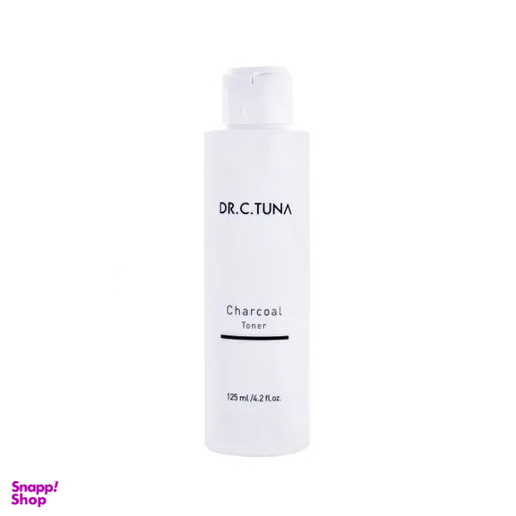 تونر ضد جوش و مات‌ کننده سی تونا حاوی زغال فعال مدل Activated Charcoal حجم 125 میلی‌ لیتر