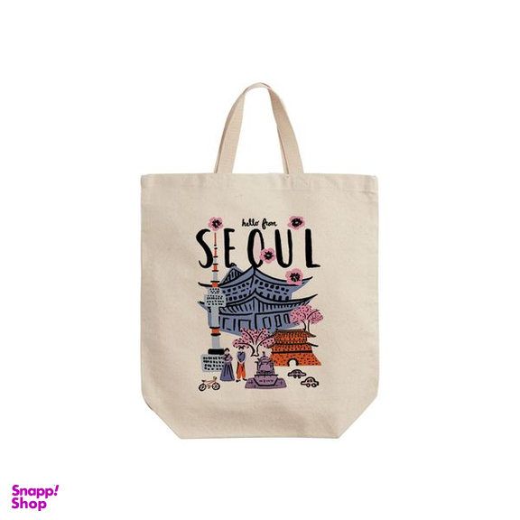 ساک خرید ترمه طراحان ایده مدل پترن سئول کد strm0625 - S