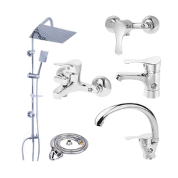 ست شیرآلات اندیکا مدل دریا کد S30 مجموعه 6 عددی