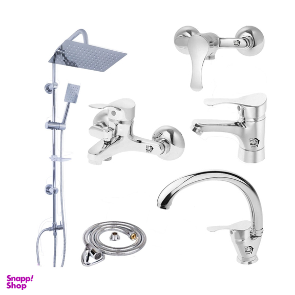 ست شیرآلات اندیکا مدل دریا کد S30 مجموعه 6 عددی