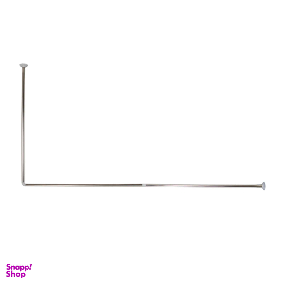 میله پرده حمام پیسو مدل U سایز 90×90 سانتی متر