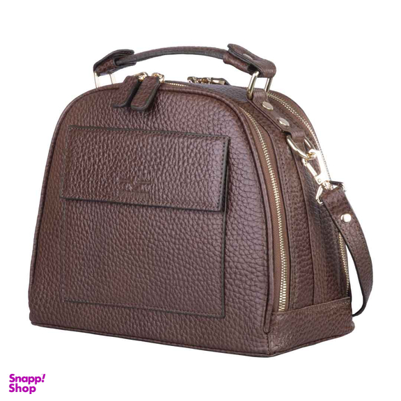 کیف دوشی چرم طبیعی آروین چرم کد AR-184
